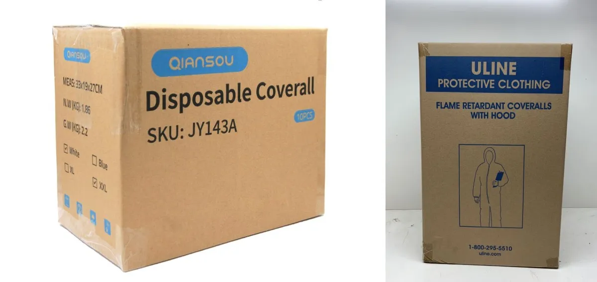 Disposable Coveralls Package